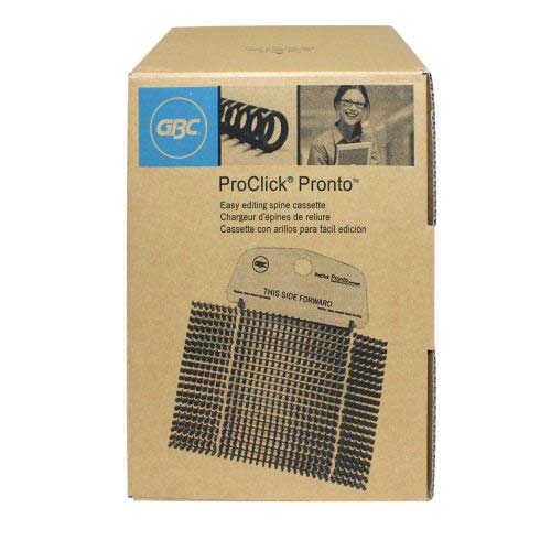 GBC Proclick Pronto 1/2" Black Cassettes 100pk - 2515701