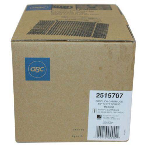 GBC Proclick Pronto 1/2" White Cassettes 100pk - 2515707