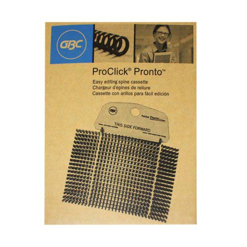 GBC Proclick Pronto 5/8" Black Cassettes 100pk - 2515702