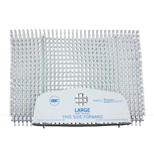 GBC Proclick Pronto 5/8" White Cassettes 100pk - 2515708