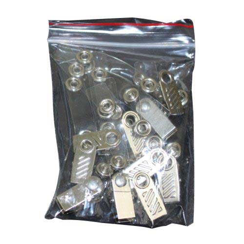 GBC Swingline SelfSeal Prepunched ID Badge Size Cold Pouches w/ Clips (Horizontal) 10pk - 3745686C
