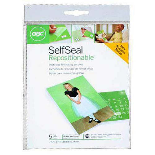 GBC SelfSeal Vaccine Card Pouch - Gloss 5pk