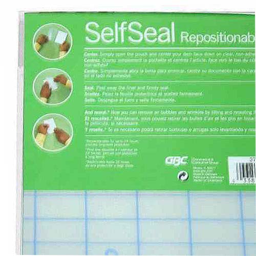 GBC SelfSeal Vaccine Card Pouch - Gloss 5pk