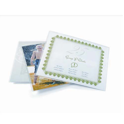 GBC SelfSeal Repositionable Letter Size Gloss Pouches - 5pk