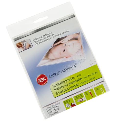 GBC SelfSeal Vaccine Card Pouch - Matte 5pk