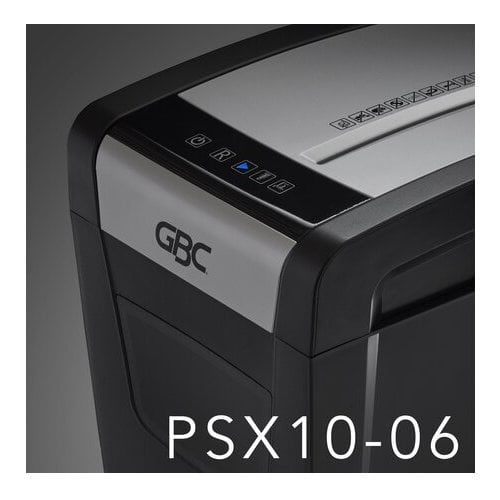 GBC ShredMaster PSX10-06 10-Sheet Level P-4 Cross-Cut Shredder - 1757407