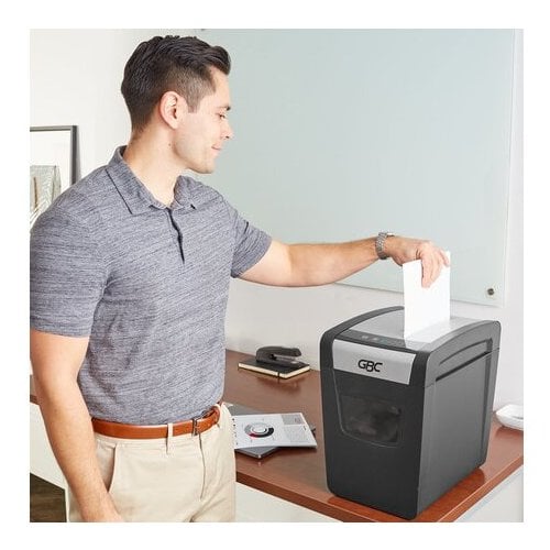 GBC ShredMaster PSX12-06 12-Sheet Level P-3 Cross-Cut Shredder - 1757408