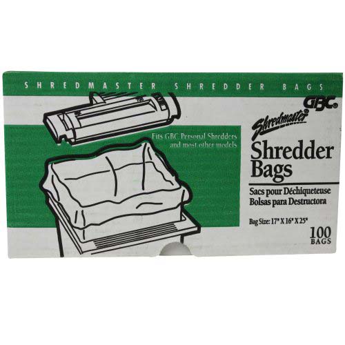 GBC Shredmaster Shredder Bags for Personal Shredders - 1765016