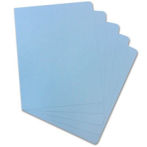 GBC Sky Blue Grain 8.75" x 11.25" Covers w Window 100 sets - 2000400