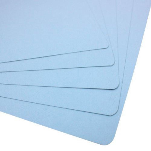 GBC Sky Blue Grain 8.75" x 11.25" Covers w Window 100 sets - 2000400