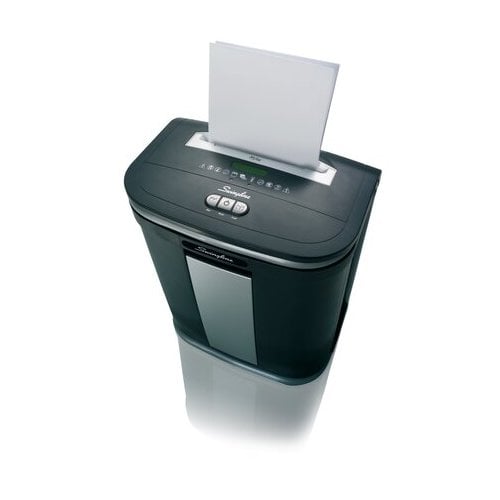 GBC SM12-08 Jam-Free 12-Sheet Level P-5 Micro-Cut Paper Shredder - 1758496