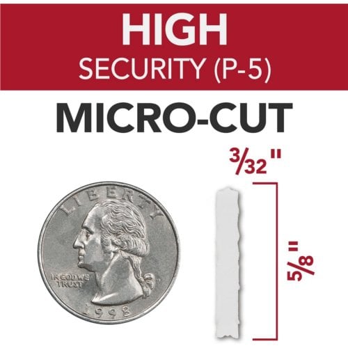 GBC Stack and Shred 100M AutoFeed Level P-5 Micro-Cut Shredder - WSM1757603