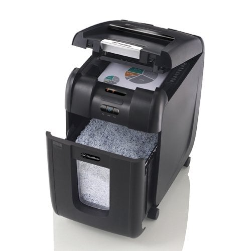 GBC Stack-and-Shred 300M Level P-5 Auto Feed Micro-Cut Shredder - 1758576