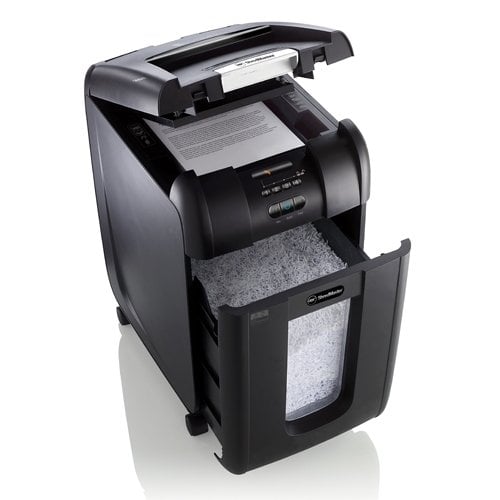 GBC Stack-and-Shred 300M Level P-5 Auto Feed Micro-Cut Shredder - 1758576