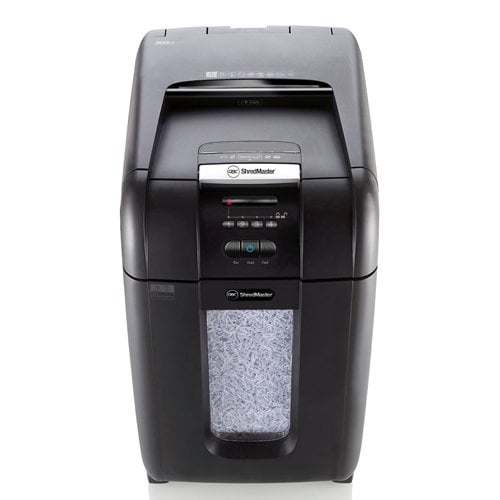 GBC Stack-and-Shred 300M Level P-5 Auto Feed Micro-Cut Shredder - 1758576