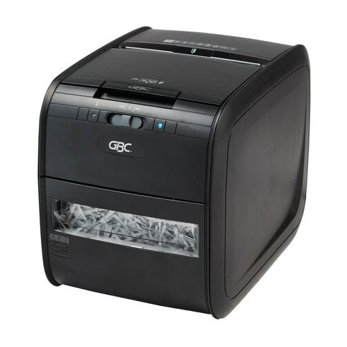 GBC Stack-and-Shred 60X Level P-3 Auto Feed Cross-Cut Shredder - 1757572