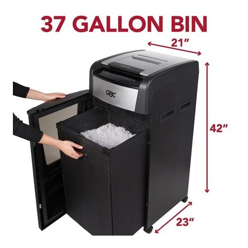 GBC Stack-and-Shred 750M Level P-5 Auto Feed Micro-Cut Shredder - 1758578