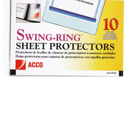GBC Swing-Ring Sheet Protectors - A7020105
