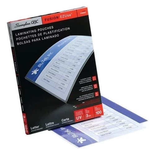 GBC Swingline EZUse Letter Size Thermal Laminating Pouches
