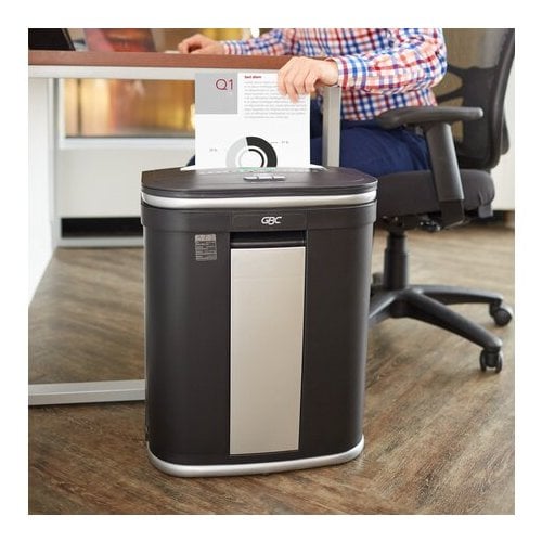 GBC SX16-08 Jam-Free 16-Sheet Level P-3 Cross-Cut Paper Shredder - 1758495