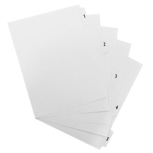 GBC Un-Punched Instant Index System 5-Tab - 25160