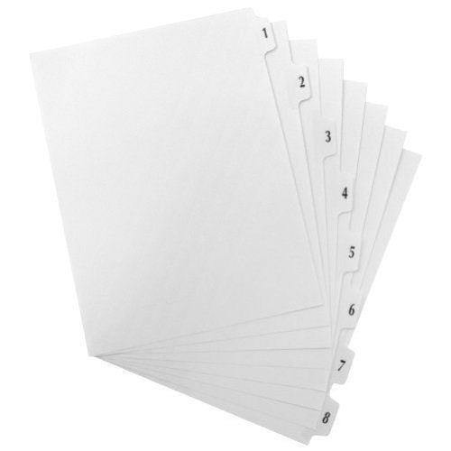 GBC Un-Punched Instant Index System 8-Tab - 25161