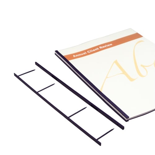GBC Premium Navy Velobind 4pin Reclosable Binding Strips 25pk - 9741631