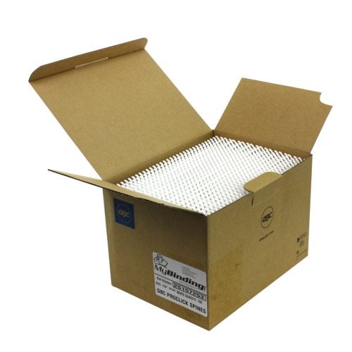 GBC White 1/2" Proclick Spines 100pk - 25157253