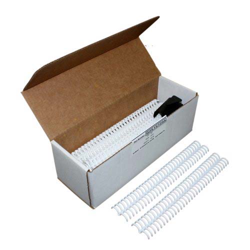 GBC White 5/8" Proclick Spines 100pk - 25157255