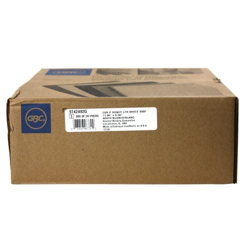 GBC White 8.5" x 11" Regency Covers 200pk - 9742492