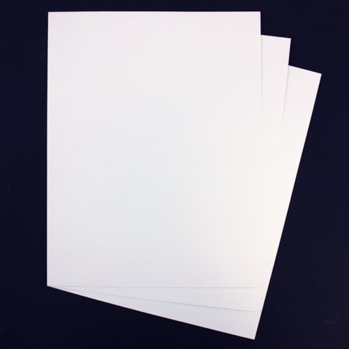 GBC White Grain 8.5" x 11" Covers 200pk - 9742422