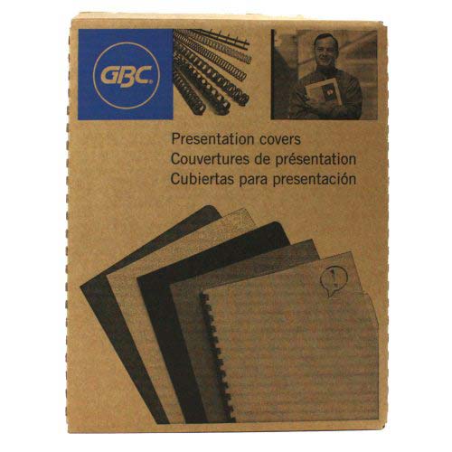 GBC White Linen Weave 8.5" x 11" Covers 200pk - 9742452