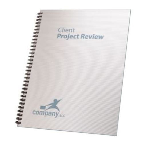 GBC White Textured Premium Printable Title Sheets 25pk - 2001894b - Clearance Sale