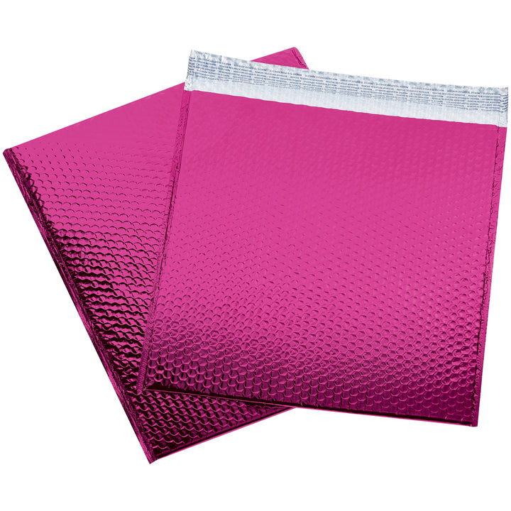 16" x 17-1/2" Pink Glamour Bubble Mailers - 48pk
