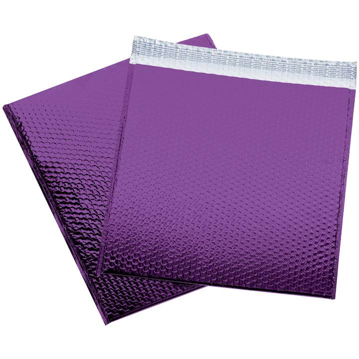 16" x 17-1/2" Purple Glamour Bubble Mailers - 48pk