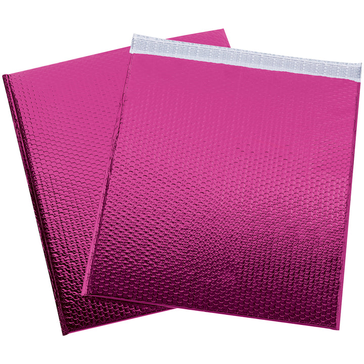 19" x 22-1/2" Pink Glamour Bubble Mailers - 48pk