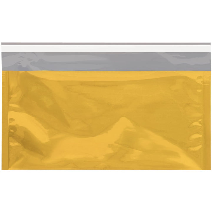 6 1/4 x 10 1/4" Gold Metallic Glamour Mailers - 250pk
