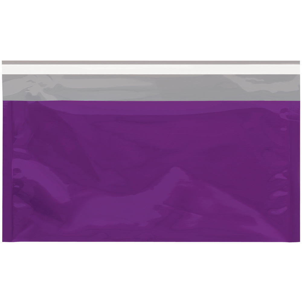 6 1/4 x 10 1/4" Purple Metallic Glamour Mailers - 250pk