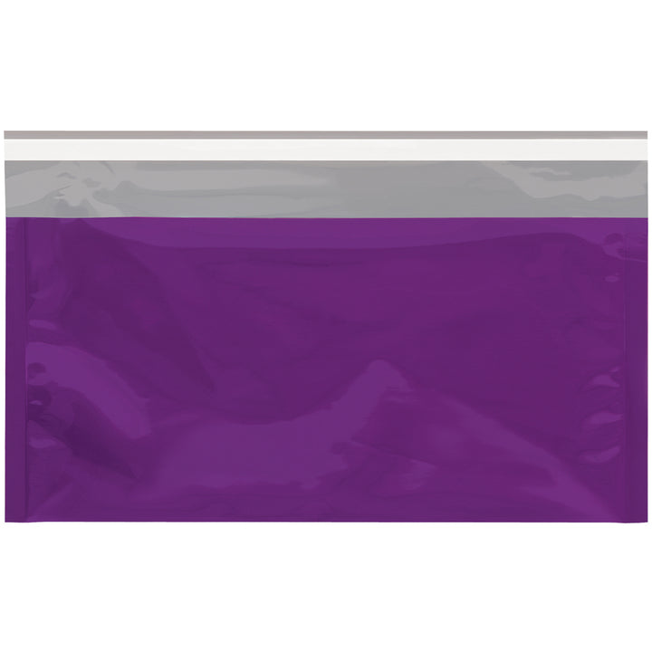 6 1/4 x 10 1/4" Purple Metallic Glamour Mailers - 250pk