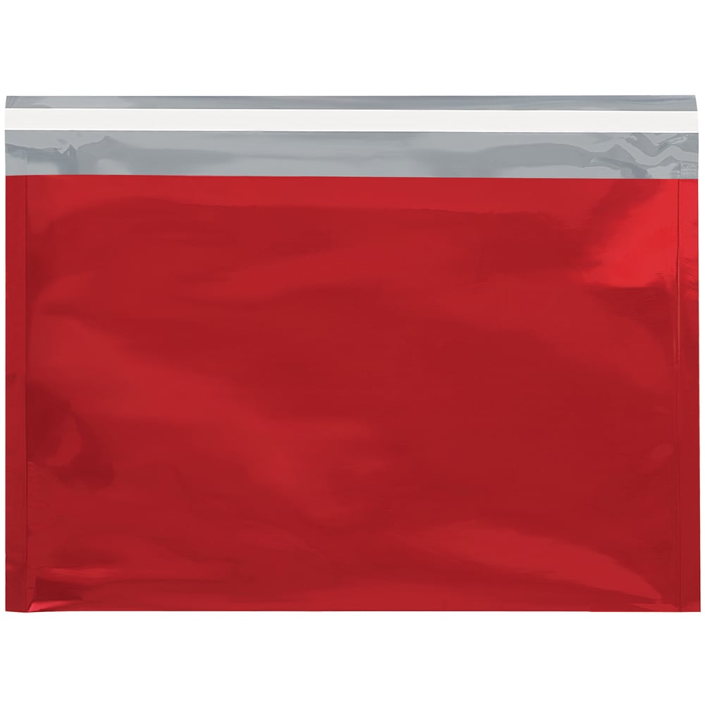 9 1/2 x 12 3/4" Red Metallic Glamour Mailers - 250pk