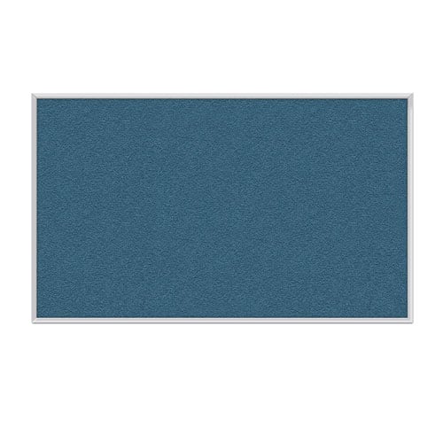 Ghent 18" x 24" PremaTak Vinyl Tackboard with Aluminum Frame - Ocean