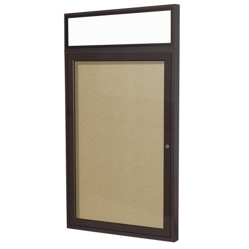 Ghent 1Door Bronze Illuminated Headliner Caramel Vinyl Board