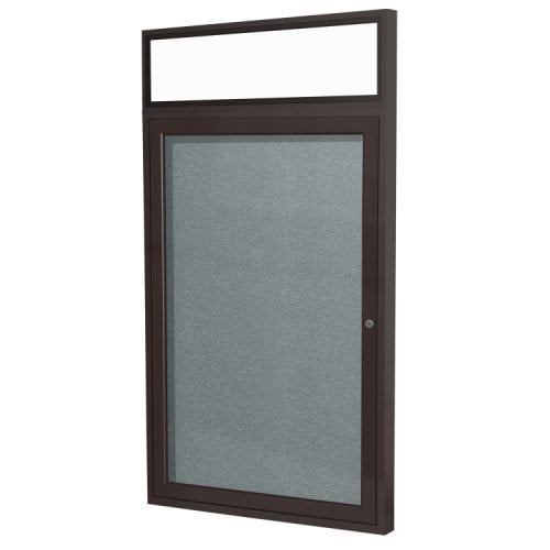 Ghent 1Door Bronze Illuminated Headliner Stone Vinyl Board