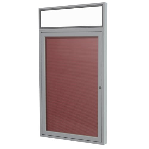 Ghent 1Door Satin Indoor Headliner Burgundy Letterboard