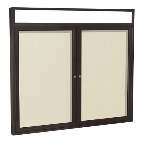 Ghent 2-Door Bronze Illuminated Headliner Ivory Vinyl Board