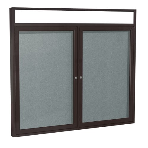 Ghent 2-Door Bronze Illuminated Headliner Stone Vinyl Board