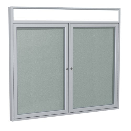 Ghent 2-Door Satin Illuminated Headliner Silver Vinyl Board