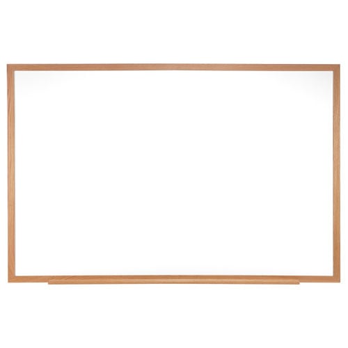 Ghent 24" x 36" Magnetic Painted Steel Whiteboard with Wood Frame