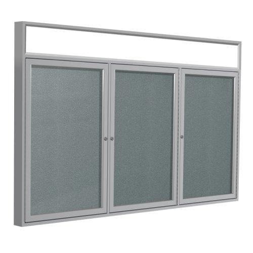 Ghent 3-Door Satin Illuminated Headliner Stone Vinyl Board