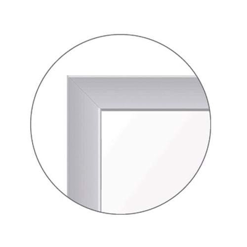 Ghent 4' x 6 Dry Erase Board with Integrated 1" x 1" Grid Pattern